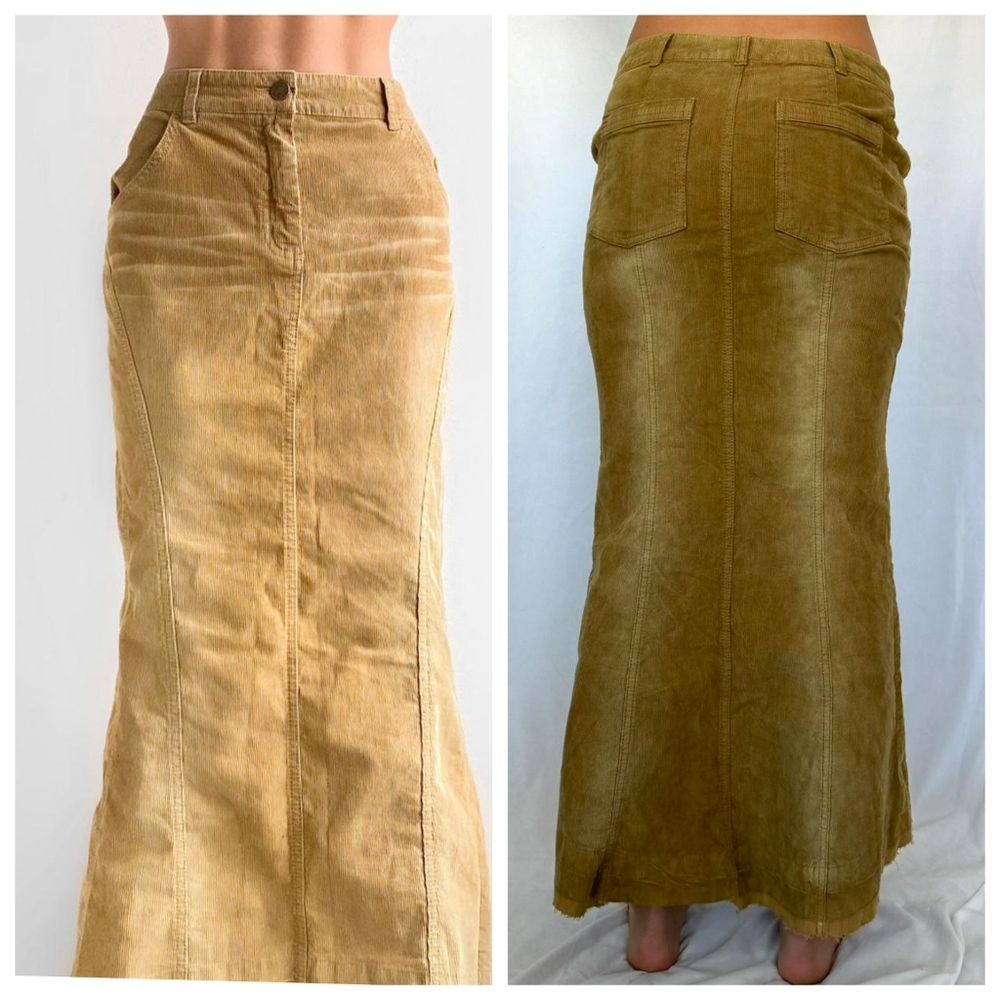 Urban outfitters BDG Parker Corduroy Midi Skirt Small STAIN - Picture 2 of 6